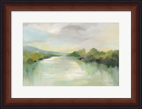 Framed April River Print