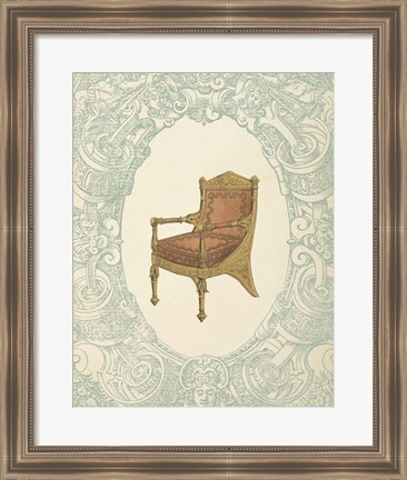 Framed Vintage Chair II Print