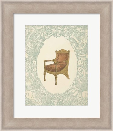 Framed Vintage Chair II Print