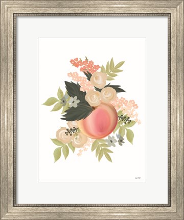 Framed Spring is Peachy I Print