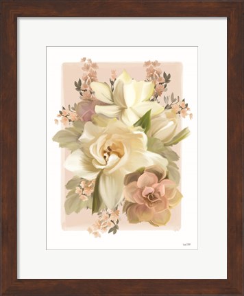 Framed Spring Passion Bouquet Print