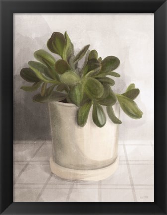 Framed Ironstone Planter II Print