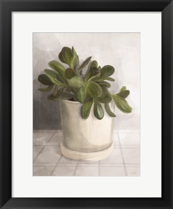 Framed Ironstone Planter II Print