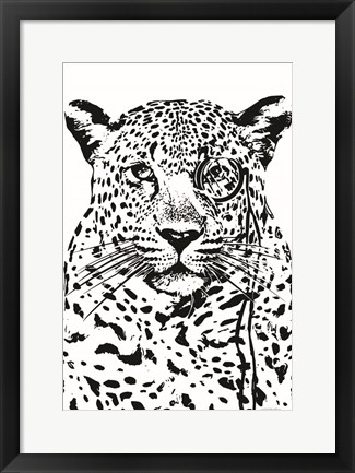 Framed Cheeky Cheetah Print