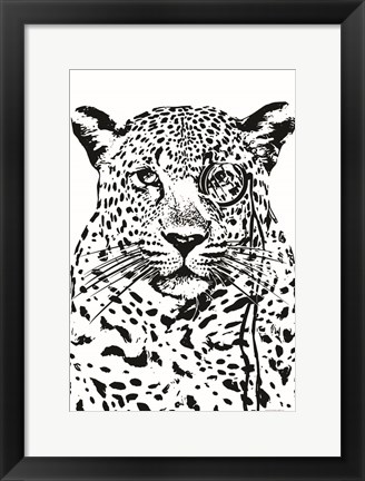 Framed Cheeky Cheetah Print