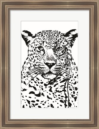 Framed Cheeky Cheetah Print