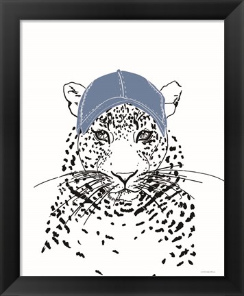 Framed Team Roster Cheetah Print