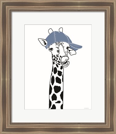 Framed Team Roster Giraffe Print