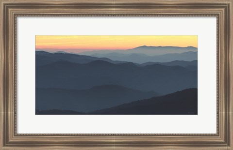 Framed Clingman&#39;s Sunrise Print