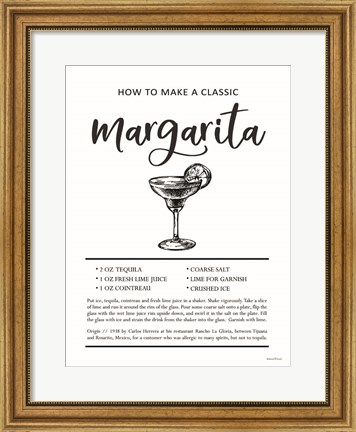 Framed Margarita Print