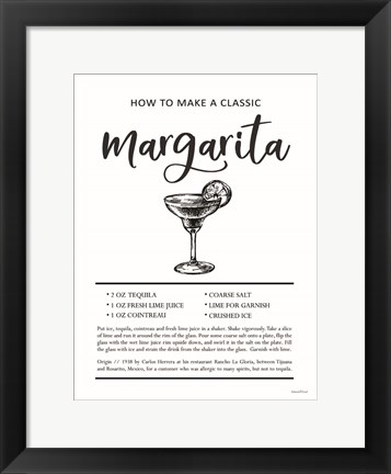 Framed Margarita Print