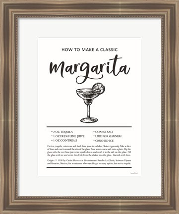 Framed Margarita Print