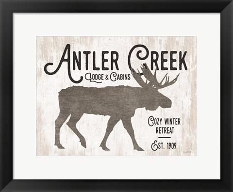 Framed Antler Creek Print