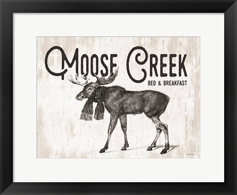 Framed Moose Creek Print