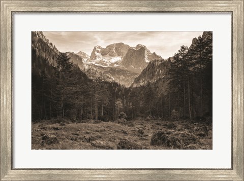 Framed Mountains in the Middle Print