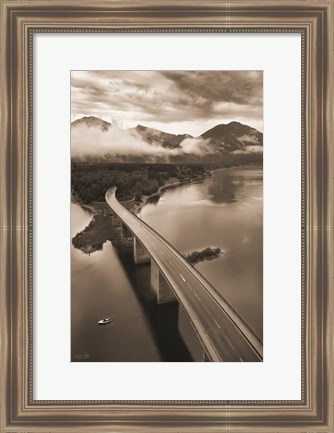 Framed This way to the Mountains Print