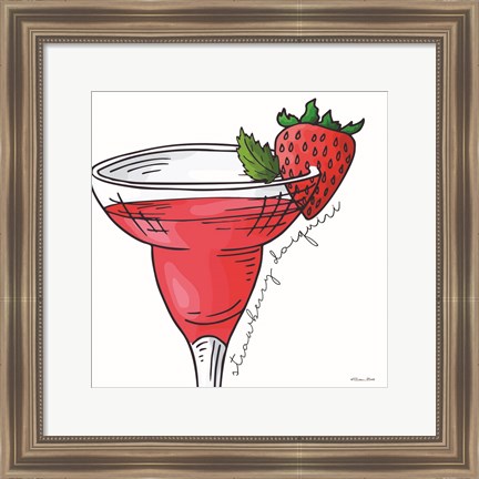 Framed Strawberry Daiquiri Print