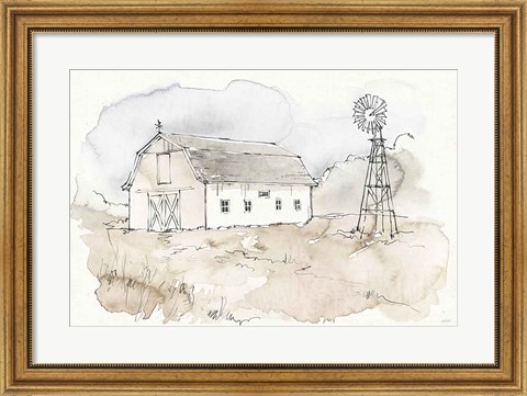 Framed Fresh Farmhouse VIII Print