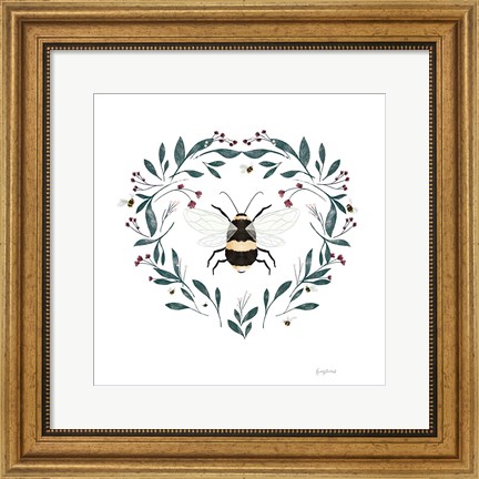 Framed Bees VI Print