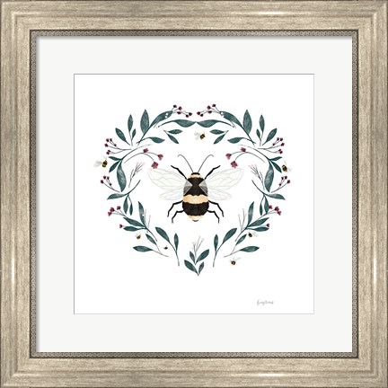 Framed Bees VI Print