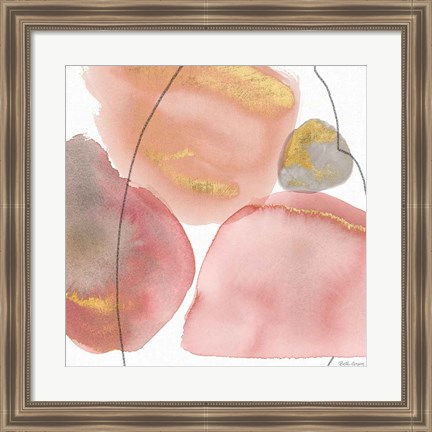 Framed Petal Passion XI Soft Boho Print