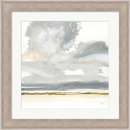 Framed Cumulus Gray II Print