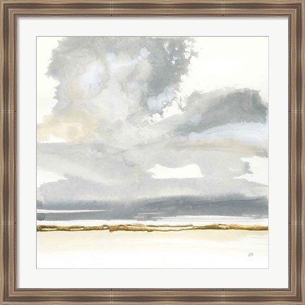 Framed Cumulus Gray II Print