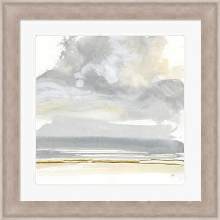 Framed Cumulus Gray I Print