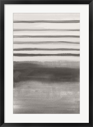 Framed Study in Gray II Print