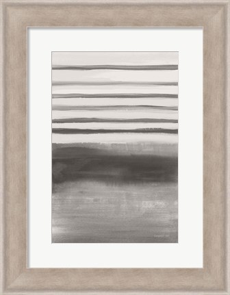 Framed Study in Gray II Print