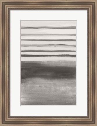 Framed Study in Gray II Print