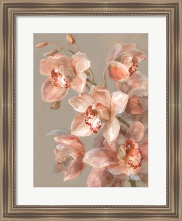 Framed Delicate Orchid II Print