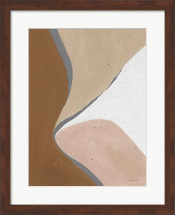 Framed Neutral Abstract III Print