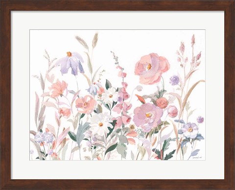 Framed Boho Wildflowers Print