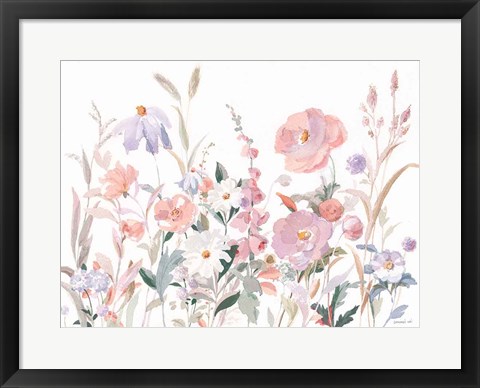 Framed Boho Wildflowers Print