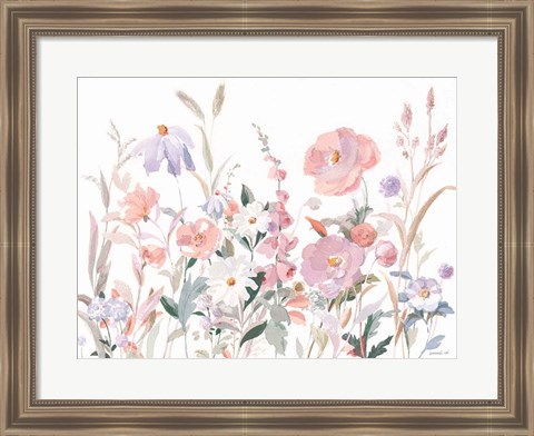 Framed Boho Wildflowers Print