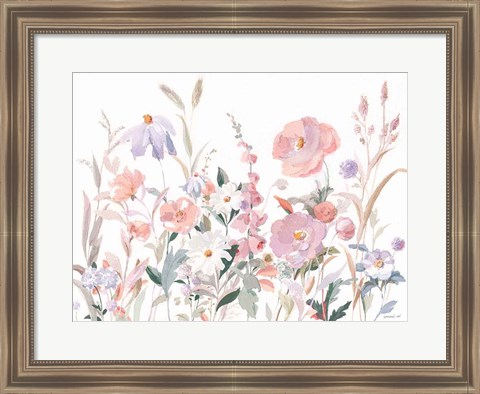 Framed Boho Wildflowers Print