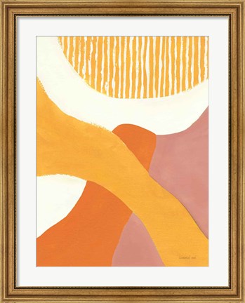 Framed Retro Abstract VI Bright Print