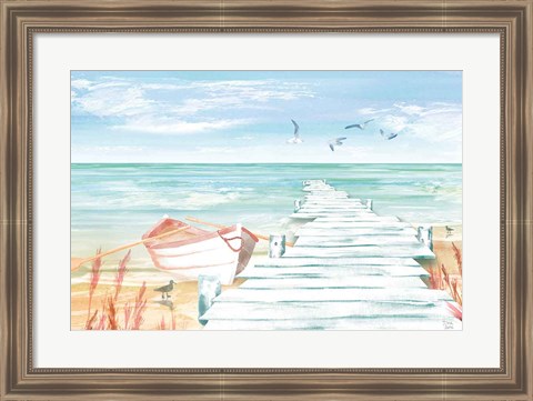 Framed Ocean Breeze I Print