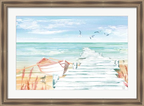 Framed Ocean Breeze I Print