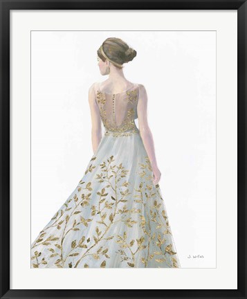 Framed Beautiful Lady II Dress Print