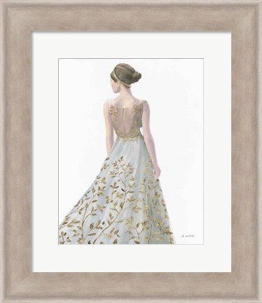 Framed Beautiful Lady II Dress Print