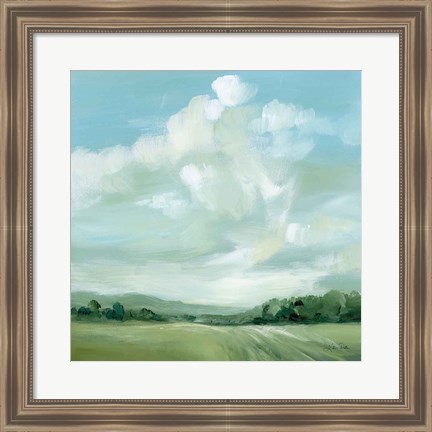 Framed Summer Clouds Print