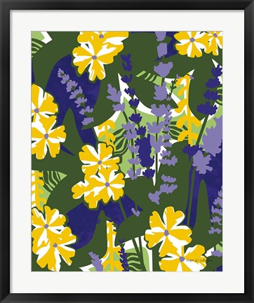 Framed Lavender Verbena Print