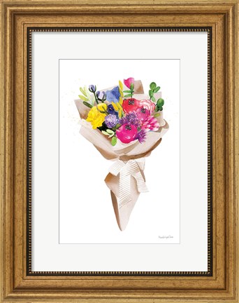 Framed Happy Flowers Print