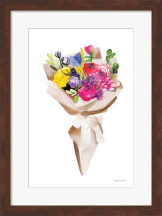 Framed Happy Flowers Print