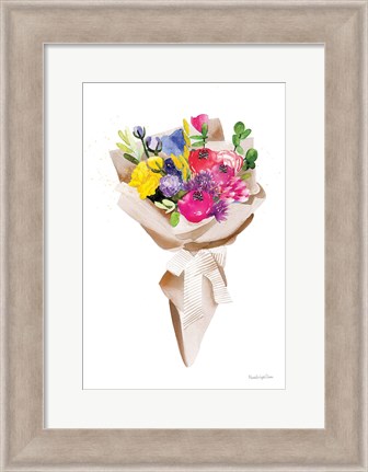 Framed Happy Flowers Print