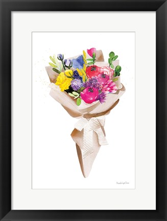 Framed Happy Flowers Print