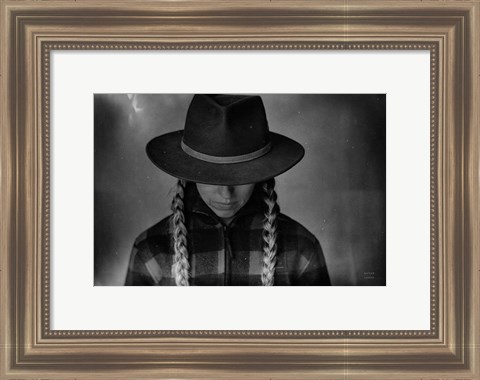 Framed Home on the Range Cowgirl II Print