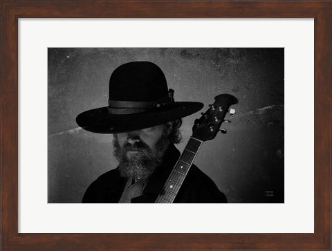 Framed Home on the Range Cowboy I Print